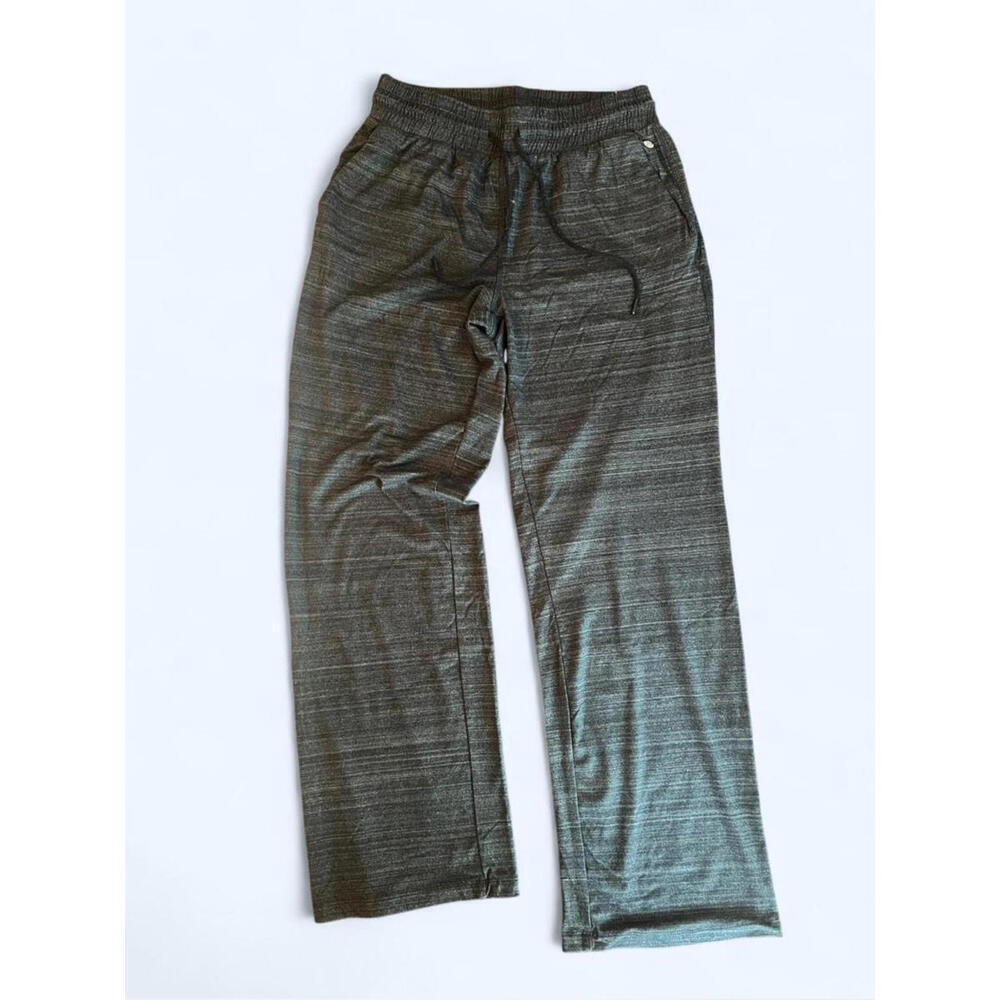 Grey and black marled lounge pants with drawstring waist Size Small